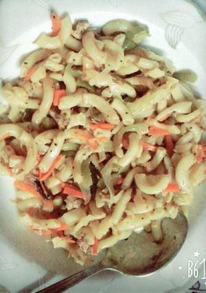 A picture of Chicken and Vegetable Macaroni 🍝Recipe.