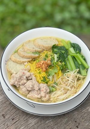 รูปของ บะหมี่น้ำซุปกุ้ง