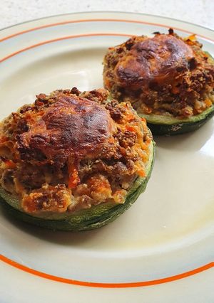 Una foto de Zapallitos rellenos light