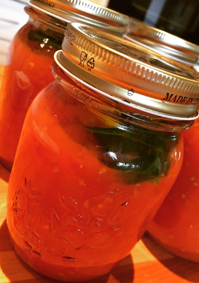 Una foto de Salsa de tomate casera