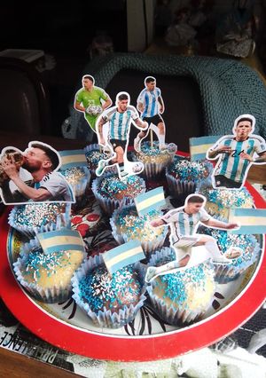 Una foto de Muffins Mundialistas para Papá