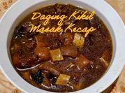 Gambar daging kecap bawang merah