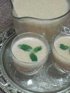 Una foto de Smoothie de plátano y albaricoque /comida de Marruecos