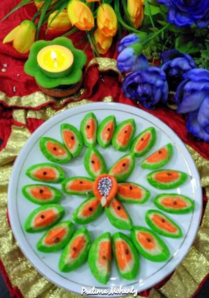 A picture of Watermelon Cashewnut Sweet.