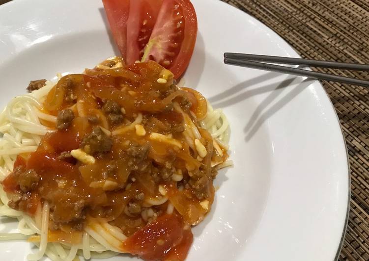 Resep Saos Spagheti Homemade, Enak Banget