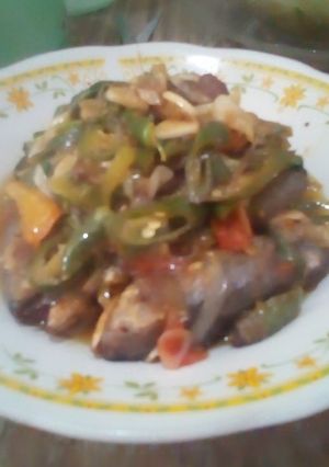 Foto resep Tumis peda asam-manis