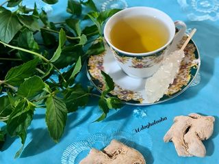 🍀دمنوش نعنا و زنجبیل🍀