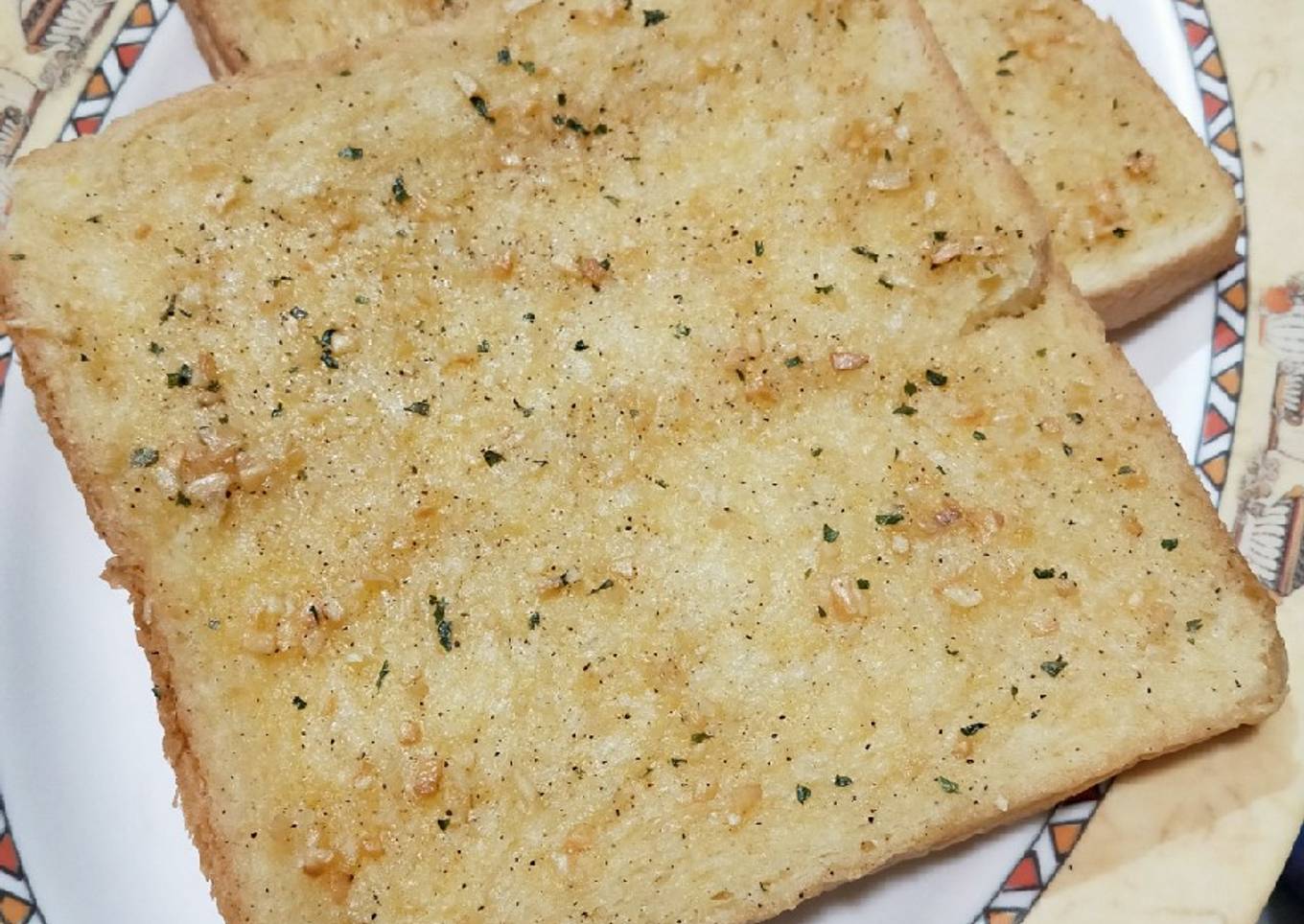 Roti Tawar Panggang / Bakar Garlic
