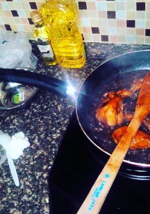 Foto resep ayam saos mentega pedas