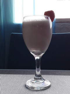 Una foto de Batido de fresa