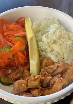 Una foto de Pollo teriyaki hecho en casa