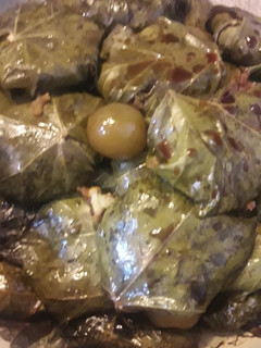 عکسی از دستور دلمه برگ مو