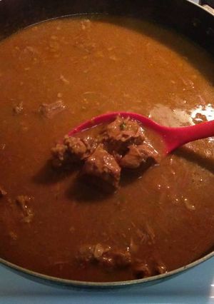 A picture of Carne Guisada.