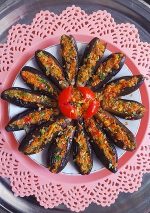 صورة لوصفة باذنجان مخلل(بحشوة جديدة)