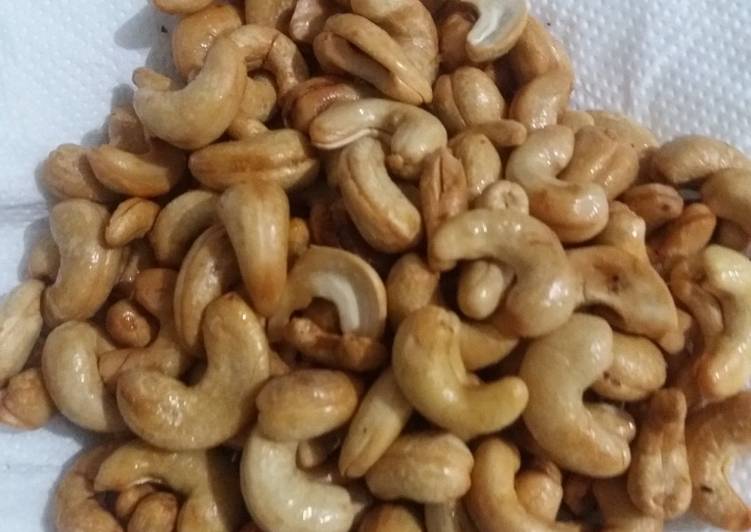 Resep Kacang mede goreng gurih yang Menggugah Selera