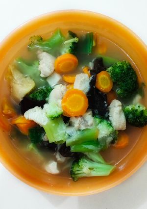 Foto resep Sup ayam rempah anak bapil