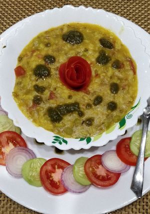 A picture of Vegetable Khichadi.