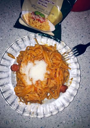 Una foto de 🌈TALLARINES CON TOMATE🌈