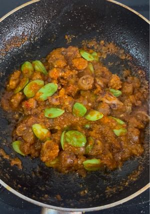 Foto resep Cumi asin sambal pete
