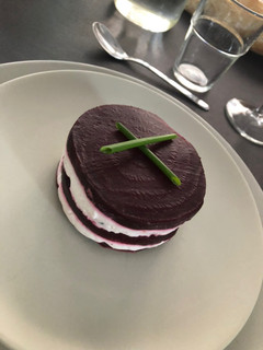 Une photo de Mille-feuille de betterave au chèvre