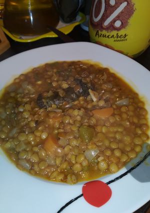 Una foto de Lentejas de mi casa
