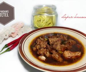 Resep mudah Pindang Tetel Enak Sederhana