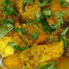 A picture of Fish curry.
