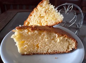 Una foto de Torta de yogurt fácil