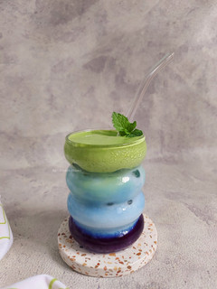 Foto resep Butterfly Pea Matcha Latte