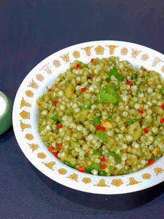 સાબુદાણાની હરિયાળી ખીચડી (Sabudana Hariyali Khichdi Recipe In Gujarati) રેસીપી મુખ્ય ફોટો