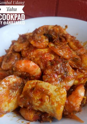 Foto resep Sambal Udang Tahu