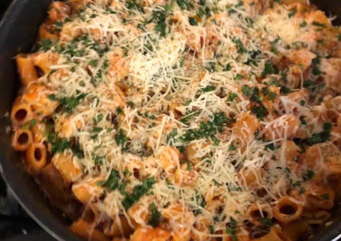 Steps to Make Ultimate Chicken Parm Pasta