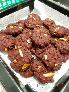 A picture of Red velvet cookies.