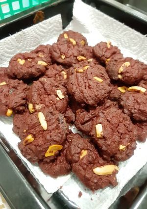 A picture of Red velvet cookies.