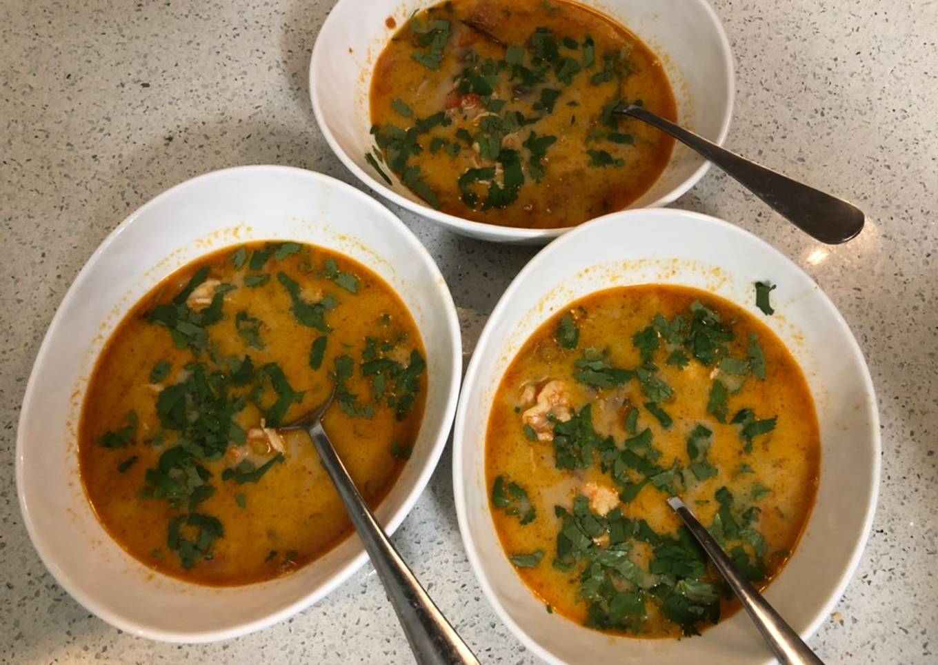 Tom Yum and Tom Kha Soup