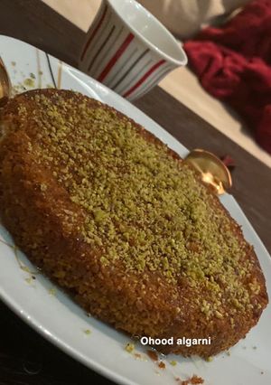 صورة لوصفة الكنافة الكذابة