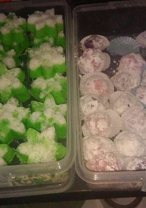 Foto resep Moci gurih kacang tanah & putu ayu