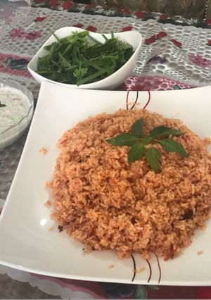 عکسی از دستور گوجه پلوو 😍😍