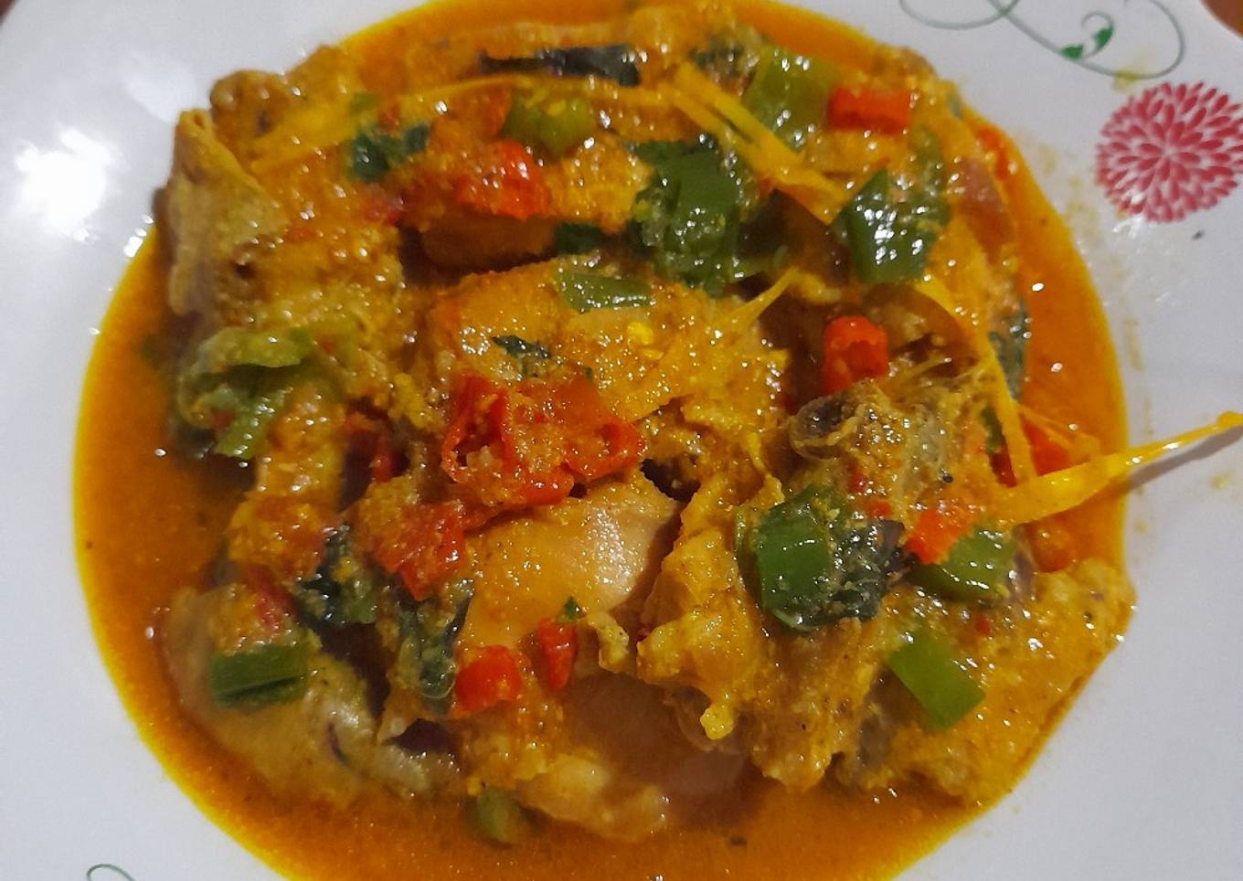 Ayam tempe asam manis pedas