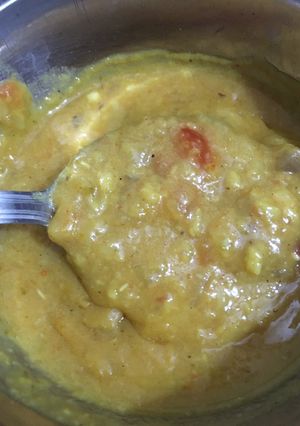 A picture of Yellow daal.