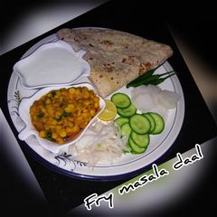 A picture of Masala daal fry.