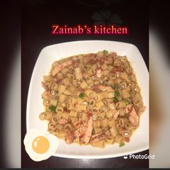 A picture of Chiken macaroni🍗.