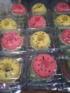 Foto resep Bolu kukus semangka