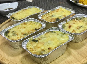 รูปของ ผักโขมอบชีส สูตร คีโต (Ketogenic Baked Spinach with Cheese)