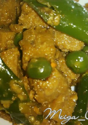 Foto resep Oncom Leunca masak Kecap