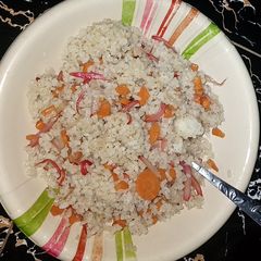 A picture of Simple Leftover Rice under 3 minutes.