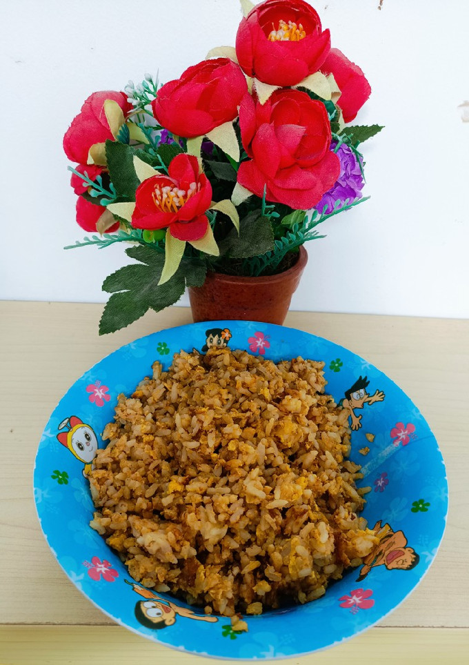 Foto resep Nasi goreng telur ala Korea