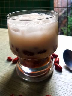 Foto resep Es Kacang Merah Kelapa Muda