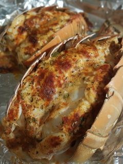 Una foto de Langostas al horno