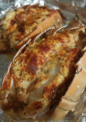 Una foto de Langostas al horno